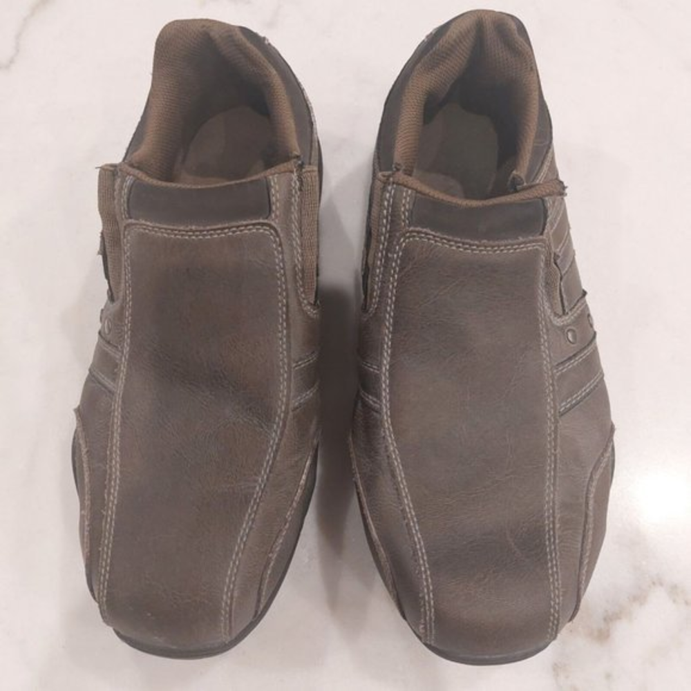 American Eagle Outfitter Brown‎ Leather Casual Shoes Slip On Men's Size 10W